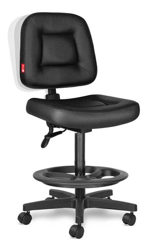 Cadeira Caixa Siena Cb 1480 Cadeira Brasil Cor Preto Material Do Estofamento Couro Sintético