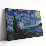 Lienzografía: La Noche Estrellada  Vincent Van Gogh 100x70cm