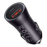 Carregador Veicular Carro 60w Turbo Usb-a /tipo-c Pd