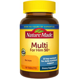 Multivitamínico 50+ Nature Made Con Vitamina D Para Hombre