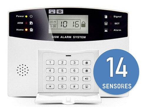 Alarma Gsm Inalambrica Casa Negocio 14 Sensores Aviso Cel.