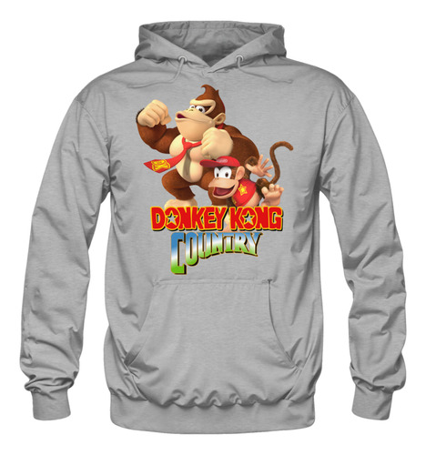 Poleron Canguro Gustore De Donkey Kong Country