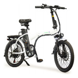 Bicicleta Elétrica Dobrável 48v 350w Ebike  Aro 14 Portátil