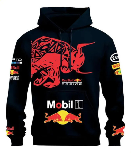 Sudadera Hoodie De Formula Escuderia Red-bul Raicing 1
