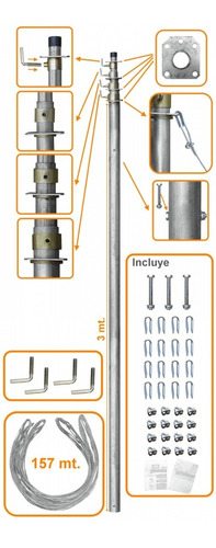 Mast-40 12mt Mastil Telescopico | Compratecno | Factura