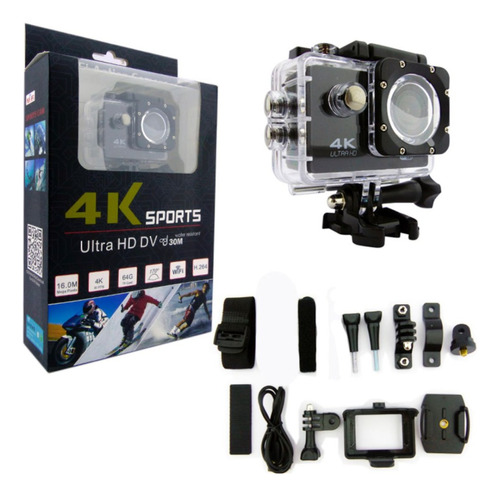 Camara 4k Full Hd Sports Wifi Resistente Al Agua