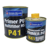 Primer Pu Automotivo Multifiller Hs Cinza P41 Lazzuril