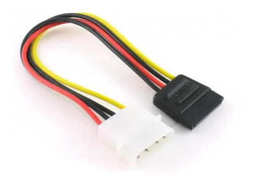  Cabo Adaptador Sata De Energia 4 Pinos Ide Molex  