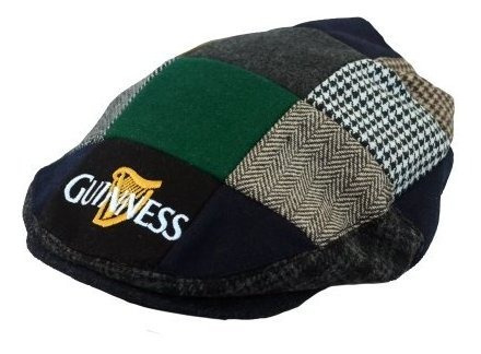 Gorro De Invierno Gorra Plana De Tweed Con Parche Guinness -