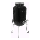 Dispenser Vidrio Canilla Jugos Bebidas M2 Hot Sale - Sheshu Color Negro