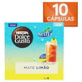 Capsula Chá Mate Limão Nestea Nescafé Dolce Gusto 10 Un