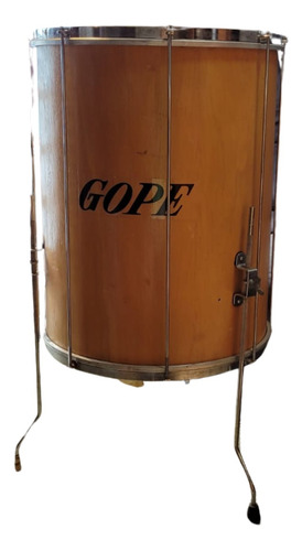 Surdo 18  Madeira Com Tripé - Gope