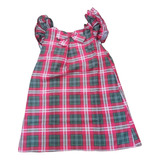 Vestido Natal Infantil Trapézio Fru Menina Festas Ano Novo 