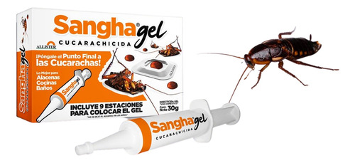 Veneno Mata Cucarachas Sangha Gel Jeringa30gr Cucarachicida