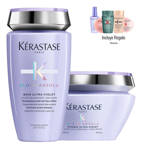 Kit Kérastase Blond Ultra Violet Shampoo 250ml+ Masque 200ml