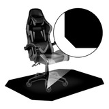 Tapete Protetor Piso Cadeira Gamer Preto 120x85cm Exclusivo