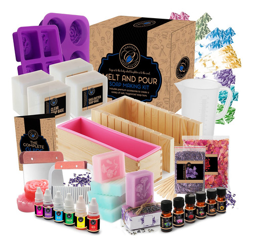 Craftzee Kit Grande Para Hacer Jabn, Kits De Bricolaje Para