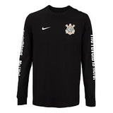 Camiseta Preta Time Corinthians Nike Voice 