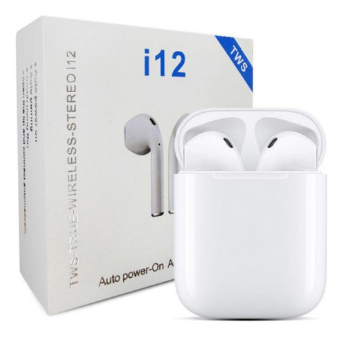 Audífonos Inalámbricos I12, I11 Bluetooth Color Blanco