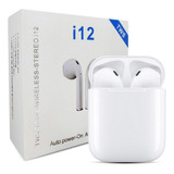 Audífonos Inalámbricos I12, I11 Bluetooth Color Blanco