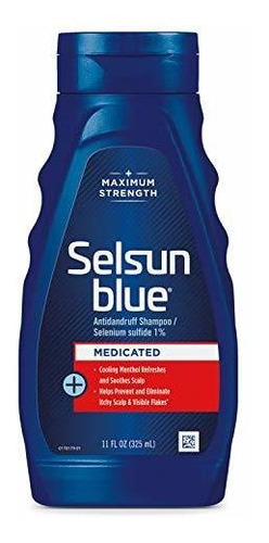 Champu Anticaspa Medicinal De Maxima Potencia Selsun Blue, 1