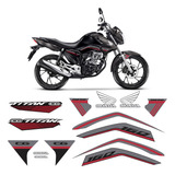 Kit Adesivos Moto Honda Cg Titan 160 2024 Modelo Original