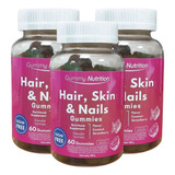 Suplemento Multivitamínico Hair, Skin & Nails 3 Frascos X 60