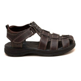 Sandalias Cuero Hombre Franciscanas Livianas Comodas Flex150