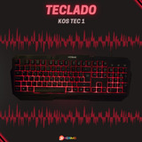 Teclado Gamer Kosmo Retroiluminado Kos-tec1 Pc Multimedia