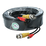 Cable Para Camara De Seguridad Cctv Video Bnc Y Poder 50 Mts