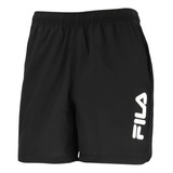 Short Fila Train 5 Negro Blanco - Onda Sports