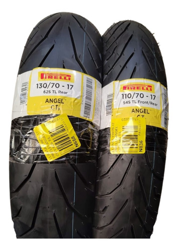 Llantas Pirelli Ángel City 110/70-17 Y 130/70-17 T/l 