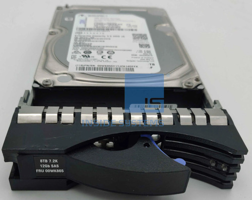 Disco Duro Ibm 8tb 00wk865 00wk855 00y5909 Sas 12g 7,2 V3700