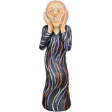 Diseño Toscano The Silent Scream Estatua  Medio  Multicolor