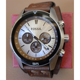 Reloj Fossil Coachman Ch2565 Cronografo Correa De Piel