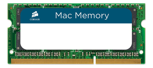 Memoria Ram Apple Sodimm Color Verde 4gb 1 Corsair Cmsa4gx3m1a1333c9