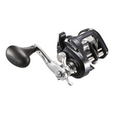 Carretilha Shimano Tekota 500 Hg Direita Perfil Alto Cor Chumbo Lado Da Manivela Direito