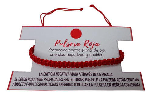 Pulsera Hilo Rojo Amuleto Contra Envidia - Protectora