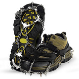 Crampones Con 18 Clavos Inox. Para Botas De Nieve. Negro/ Xl