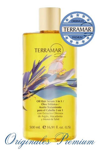 Oleo Aceite Tratamiento 3 En 1 Jumbo 500ml Terramar Original