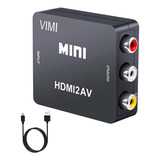 Convertidor Hdmi A Rca -  Av Audio Video Adaptador Para Tv 