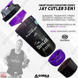 Smartshake Jay Cutler Shaker Termo 3 En 1 Transporta Prepara