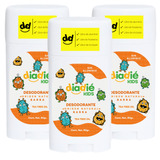 Diadie 3pack Desodorante Natural Kids.para Niños. Unisex Fragancia Talco De Bebé