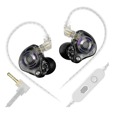 Auriculares Intraurales Kz Gale Bass Iem De 3,5 Mm Con Micró Color 3.5mm Black With Mic | Envío gratis