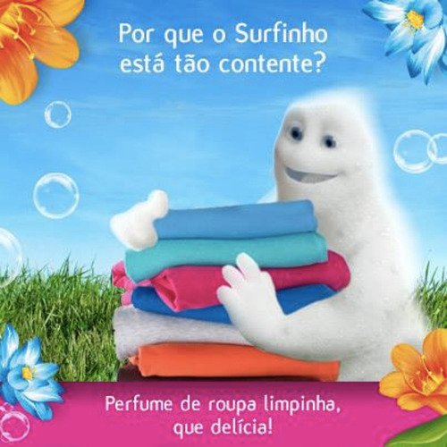 Lava-roupas Pó Rosas E Flor-de-lis Surf Pacote 800g