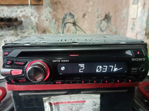 Autoestereo Sony Mp3 Aux Caratula Desmontable Con Bocinas6x9