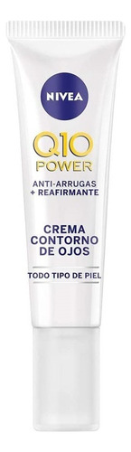 Nivea Crema Antiarrugas Contorno De Ojos Q10, 15ml Para Todo Tipo De Piel