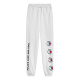 Pants De Mujer Tommy Hilfiger 1462 Peace Smiley Baggy 30p