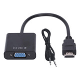 Conversor Hdmi A Vga Video Audio Proyector Monitor Raspberry