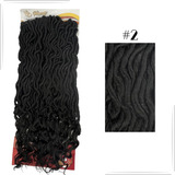 Cabelo Goddess Locs Weng Fibra Orgânica Crochet Braids 60 Cm